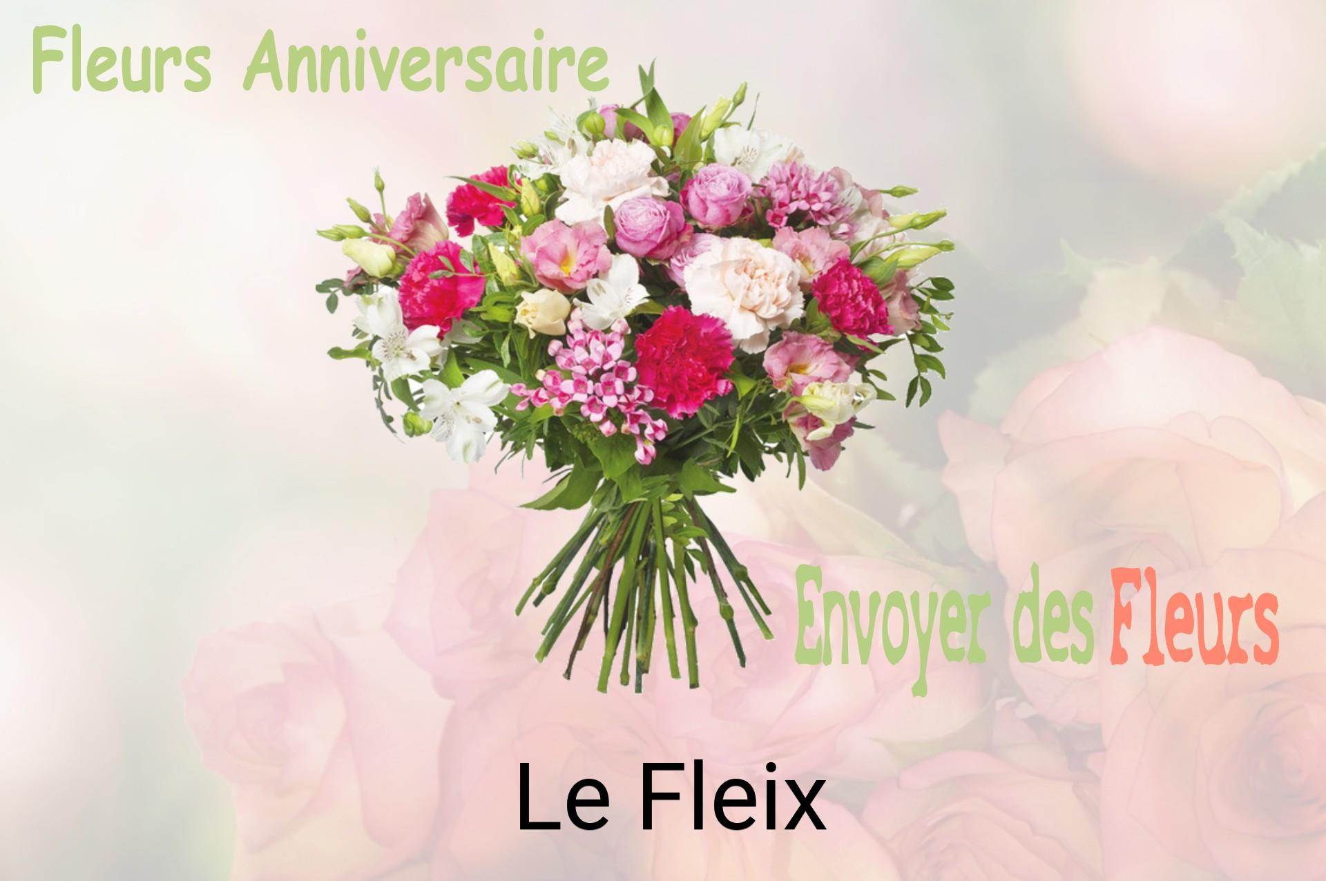 Bouquet de fleurs d’anniversaire livré à Le Fleix
